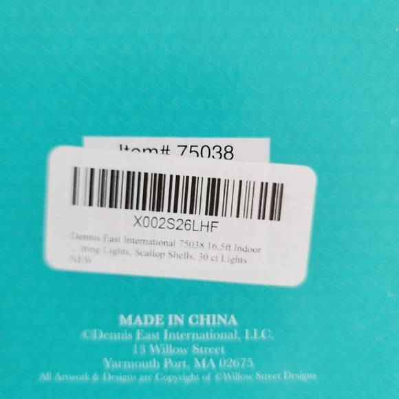 SEASHELL PLUG IN string lights TWO BOXES perfect for weddings beach party,home - Picture 5 of 9